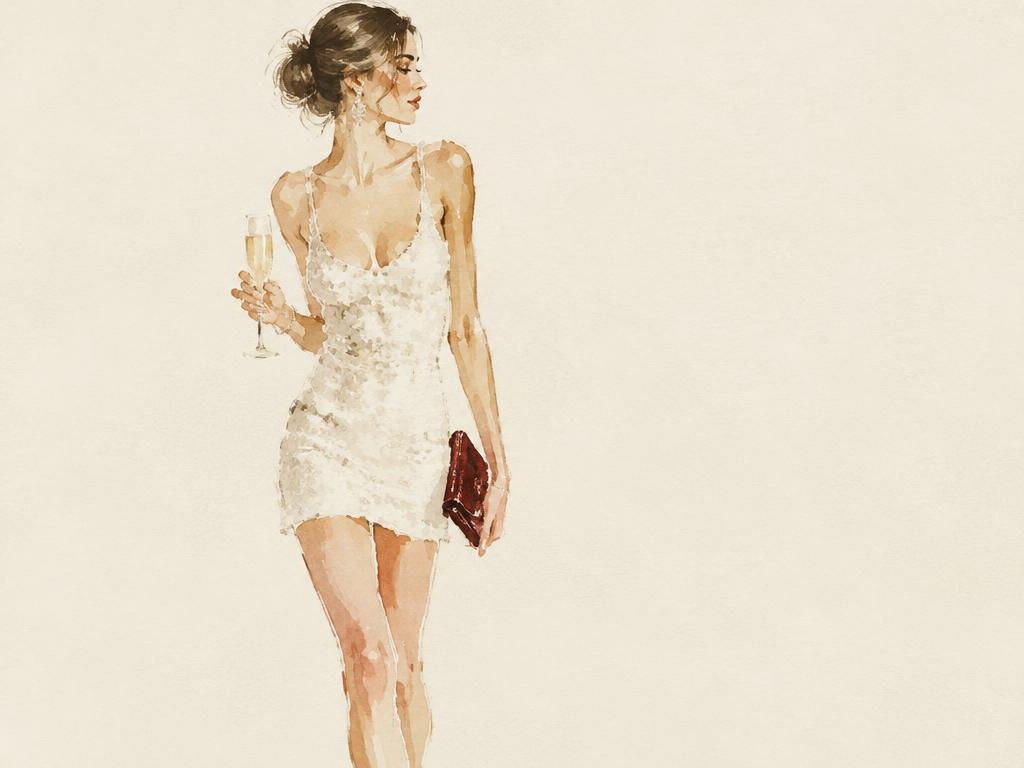 Bachelorette look illustration