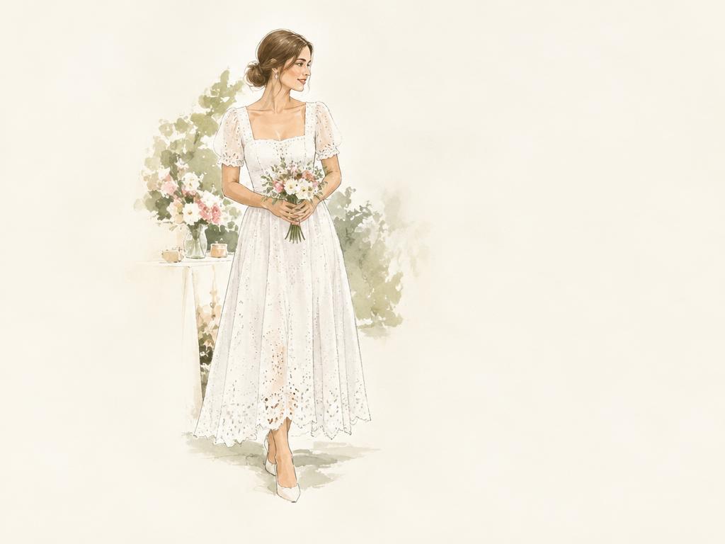 Bridal Shower look illustration